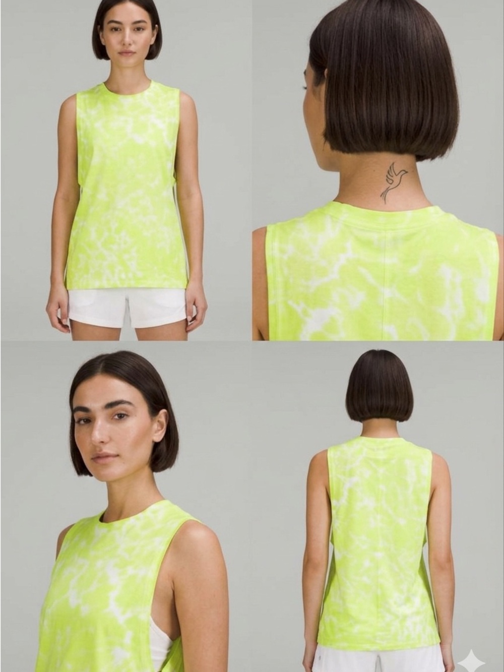 Lululemon All Yours Tank Top
Marmoleado Tie Dye Highlight Yellow.